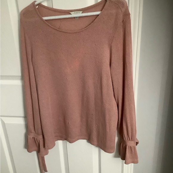 Lucky Brand Sweaters - Lucky Brand Blush Pink Knit Sweater